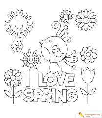 Using the printable spring coloring pages, your children will be able to learn about spring and different life that is found outside when spring get it here. Spring Coloring Page 20 Free Spring Coloring Page