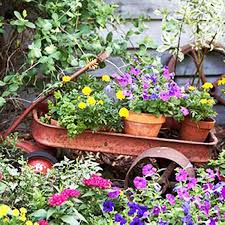 31 nifty garden fence decoration ideas to bring sunshine to your yard. Garden Decorating With Recycled Items Recycled Things Image 3802243 On Favim Com