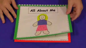 These mini books give kids a chance to introduce themselves, their family, their favorite things and more! All About Me Book For Preschool And Kindergarten Youtube