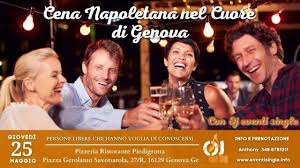 Cena napoletana nel cuore di Genova assieme ad Eventi Single