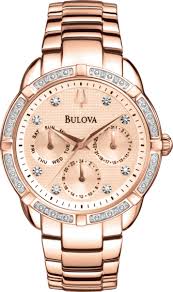 Boyfriend Style Ladies Watch With Genuine Diamonds In Rose Gold Color Bayan Saatleri Aksesuarlar Saatler