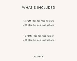 Neutral Beige Desktop Folder Icons