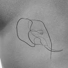 Check spelling or type a new query. Minimal One Line Elephant Tattoo Design Noon Line Art