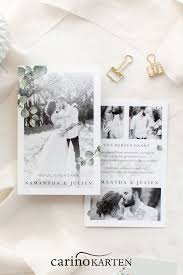 Greenery Danksagung Zur Hochzeit Mit Eukalyptusblattern Als Postkarte Mit Grossen Bildern Karte Hochzeit Hochzeitskarten Danksagung Hochzeit