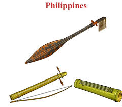 Filipinas Up Down Left To Right 1 Hegelung Chordophone Lute Family 2 Litguit Chordophone 3 Kulibit Bamboo Chordophone Zither Family