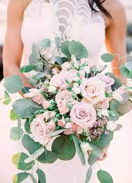 Blush ribbon for a soft pastel bouquet and a romantic bride. 49 Stunning Pastel Wedding Bouquets Weddingomania