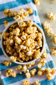 Homemade Baked Caramel Popcorn Taste And Tell Recipe Popcorn Recipes Recipes Popcorn Recipes Caramel