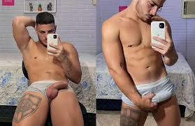 Israel Roncete, el chico desnudo, follando y corriéndose en OnlyFans