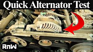 When you start up your car, look at your interior lights. How To Test An Alternator Diagnose Charging Issues Youtube