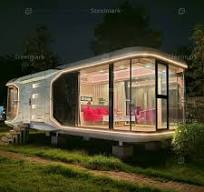 Modern Space Capsule House,Prefabricated Capsule Container House