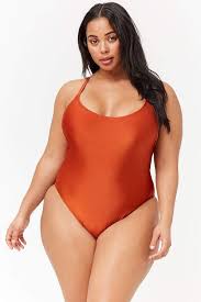 forever 21 plus size crisscross one piece swimsuit