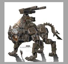 Machine Wars V O L F Mech Animal Mech Science Fiction Illustration Robots Characters
