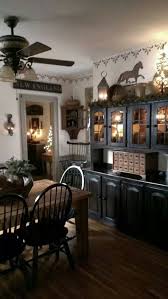 Primitive dining table chairs set farmhouse. Like The Stenciled Border And The Color Scheme Is Similar To My Dining Room Primitive Primitive Dining Rooms Country Dining Rooms Primitive Decorating Country
