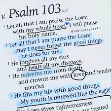 💙🕊psalm 103 💙🕊 Comment 'Amen' to praise God 🙌 👉follow @bibleprayers4u  👉turn notification on 👉like ❤️ and comment 👉save and share 😇  #praisethelord #praisegod #godisgood #redeemer #lordgod #forgives #heals  #godblesses #godlovesyou #bibleverses #