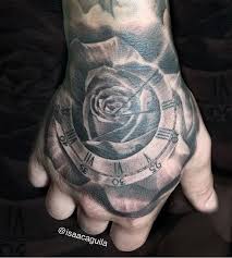 Olio Clock Tattoo By Isaacaguila From Bearcat Tattoo Gallery 20170729 Clock Tattoo Tattoos Gallery Clock And Rose Tattoo