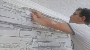 Alçılı ve sıvalı pürüzsüz zemine uygulanabilir. Kumlu Zemine Duvar Kagit Uygulama Youtube