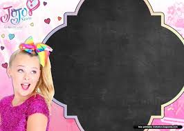Excellent personal references of jojo siwa free party printables for different features. 13 Free Jojo Siwa Invitation Templates Free Printable Birthday Invitation Templates Bagvania