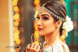 First, section off a chunk of hair at the front of your head, braid and secure with a small elastic. Top 85 Bridal Hairstyles That Needs To Be In Every Bride S Gallery Shaadisaga