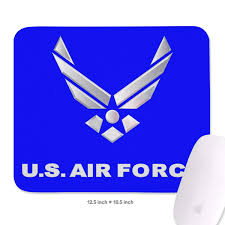 Amazon Com Wiblihdian Us Air Force Flag Mouse Pad