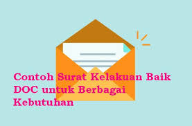 Contoh Surat Kelakuan Baik Doc Untuk Berbagai Kebutuhan Kepala Sekolah Guru Belajar