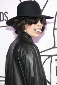 If you have good quality pics of lady gaga, you can add them to forum. Lady Gaga Sports Terrifying Toothy Smile And Goes Without Trousers At Youtube Music Awards Daily Mail Online