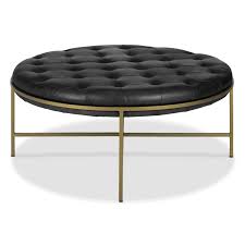 The most common tufted coffee table material is cotton. Trent Austin Design Evelyn 40 Wide Genuine Leather Tufted Round Cocktail Ottoman With Storage Reviews Wayfair