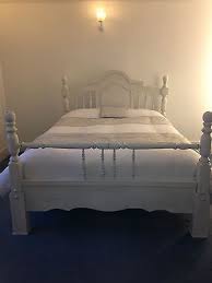 The best super king bed frames you'll love. Annie Sloan Chunky Pine Wooden King Size Bed Frame Vintage Antique Old White 399 Wooden King Size Bed King Size Bed Frame Pine Bed Frame