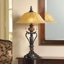 Amor Collection Glass Shade Accent Table Lamp In Bronze R9411 Lamps Plus Traditional Table Lamps Classic Table Lamp Table Lamp