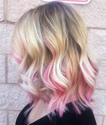 I'm a little convinced now to change from long blonde hair to this look '. 40 Best Pink Highlights Ideas For 2020