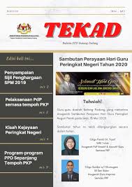 » ppd negeri perak ppd kerian ppd ulu perak ppd kinta utara ppd manjung ppd perak tengah ppd batang padang ppd kuala kangsar ppd larut matang selama ppd hilir perak. Buletin Tekad 2 Flip Ebook Pages 1 12 Anyflip Anyflip