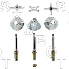 In the valve body, make note of the two depressions in the metal. Plumbing Specialties Faucet Repair Parts Kohler 3 Valve Tub Shower Rebuild Kit P021 2101 Ferguson Repair Parts
