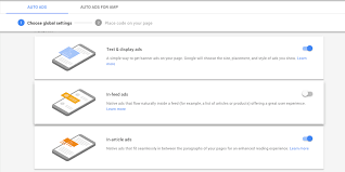 Google AdSense Ads tab