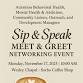 Sip & Speak networking for mental health event image