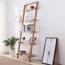 A dutchcrafters solid wood bookcase isn't just for the office. Leaning Wall Shelf Hong Kong Waldorf Solid Wood Leaning Shelf And Ladder Bookcase Decor8 Furniture Hk