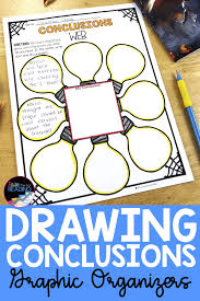 Drawing Conclusions Worksheets Paper Digital Reading Graphic Organizers Drawing Conclusions Anchor Chart Reading Graphic Organizers Graphic Organizers