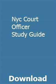 Nyc Court Officer Study Guide Study Guide Study Online Study