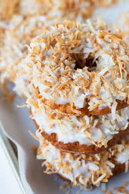Triple Coconut Donut Recipe Coconut Donut Recipe Delicious Donuts Donut Recipes