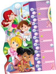 Double Fun Girls Puzzle Growth Chart