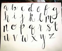 Calligraphy Script Lettering A Z Luxury Letter Options Faux Modern Calligraphy Alphabet Using Ek Tools Fine Paijo Network Modern Calligraphy Alphabet Calligraphy Letters Alphabet Calligraphy Alphabet Tutorial