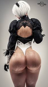 nier, nier (series), nier: automata, yorha 2b, grvty3d - R34 Vault