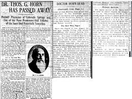 Dr Thomas George Horn (1832-1905)