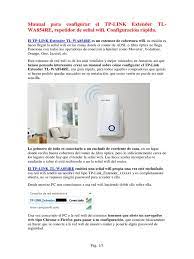 Against harmful interference in a residential installation. Tp Link Tl Wa854re Installation