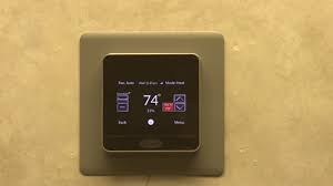 To unlock the screen, press and hold unlock in the bottom left hand. Taylor Mi Home Automation And Carrier Expert Heating And Cooling