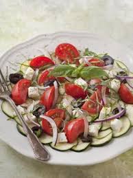 Salade De Courgettes A La Feta Recette Salade Courgette Salade Recettes De Cuisine