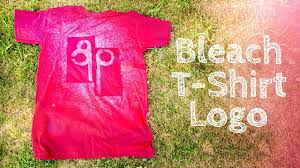 First, i picked a bunch of heart shaped leaves and laid them out on the shirt. Custom Design T Shirt Using Bleach Youtube