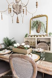 Youthful tradition for a bustling young family. Spring Dining Room With Greenery And Gold Video So Much Better With Age