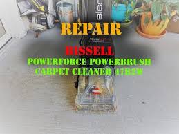 Bissell Powerforce Powerbrush Carpet Cleaner Not Spraying Bissell Powerforce Powerbrush Carpet Cleaner 47b2w Fix And Repair Youtube