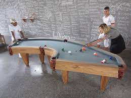 Yes This Cuba-shaped Pool Table Is Art Pool Table Diy Pool Table Game Room Furniture
