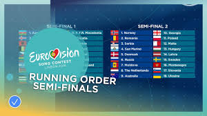 Lithuania will perform their song discotheque. The Official Running Order For The Semi Finals Of The 2018 Eurovision Song Contest Youtube