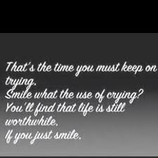 A smile is happiness you'll find right under your nose. Pin By Lauren Winterfield On Words To Live By Lyrics To Live By Glee Quotes Just Smile